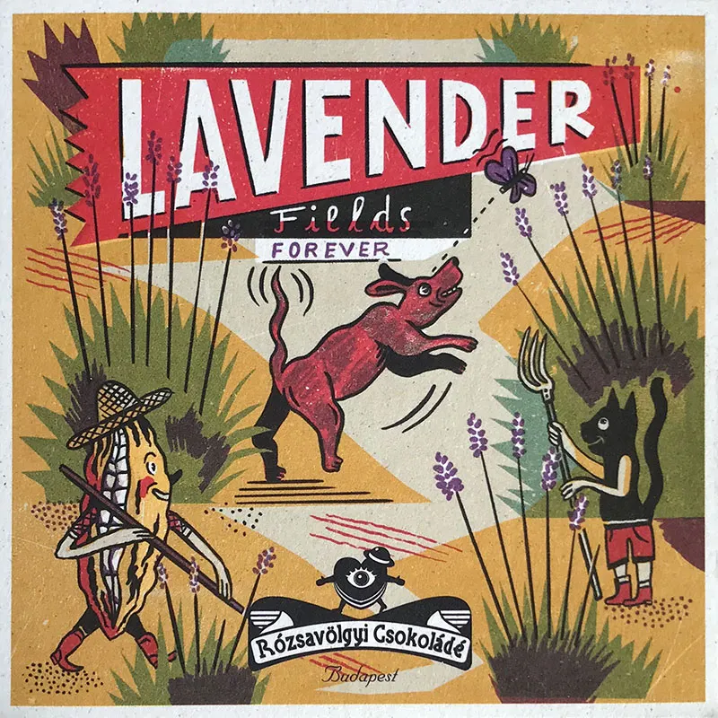 Lavendel Schokolade von Rózsavölgyi Schokolade