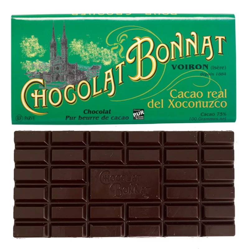 Cacao Real del Xoconuzco Schokolade von Bonnat Frankreich