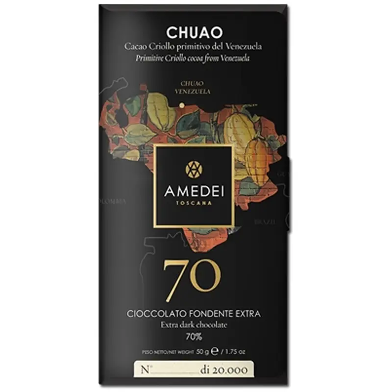 AMEDEI | Dunkle Schokolade »Chuao« 70% Beste italienische Schokolade von Amedei Chuao
