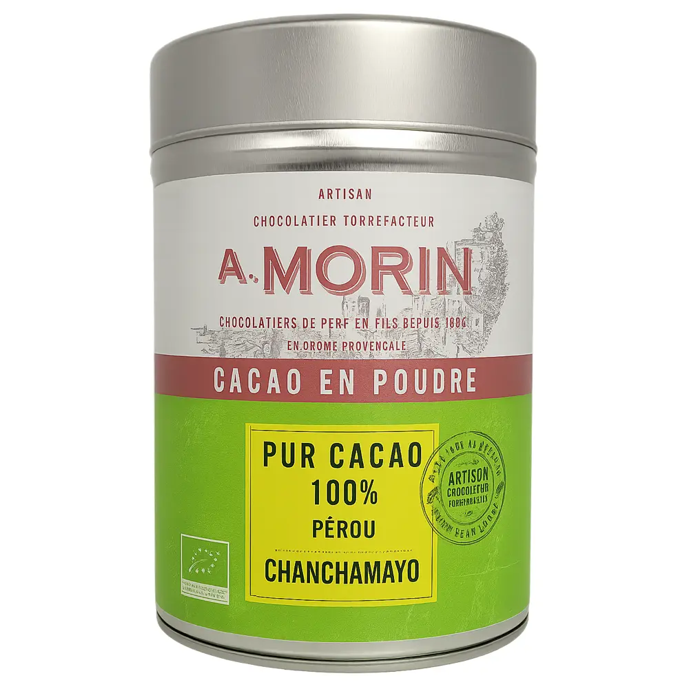 Prämiertes bestes Kakaopulver Chanchamayo aus Frankreich von Morin