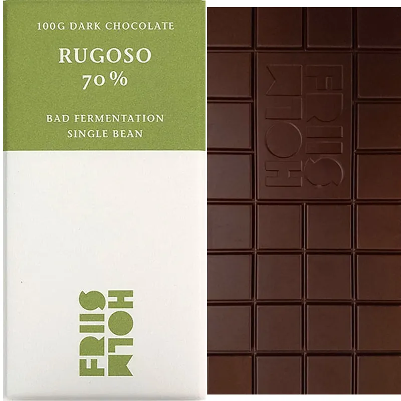 FRIIS-HOLM | Dunkle Schokolade »Rugoso Bad Fermentation« Nicaragua 70% | 100g Bad Fermentation Rugoso Schokolade von Friis Holm Dänemark