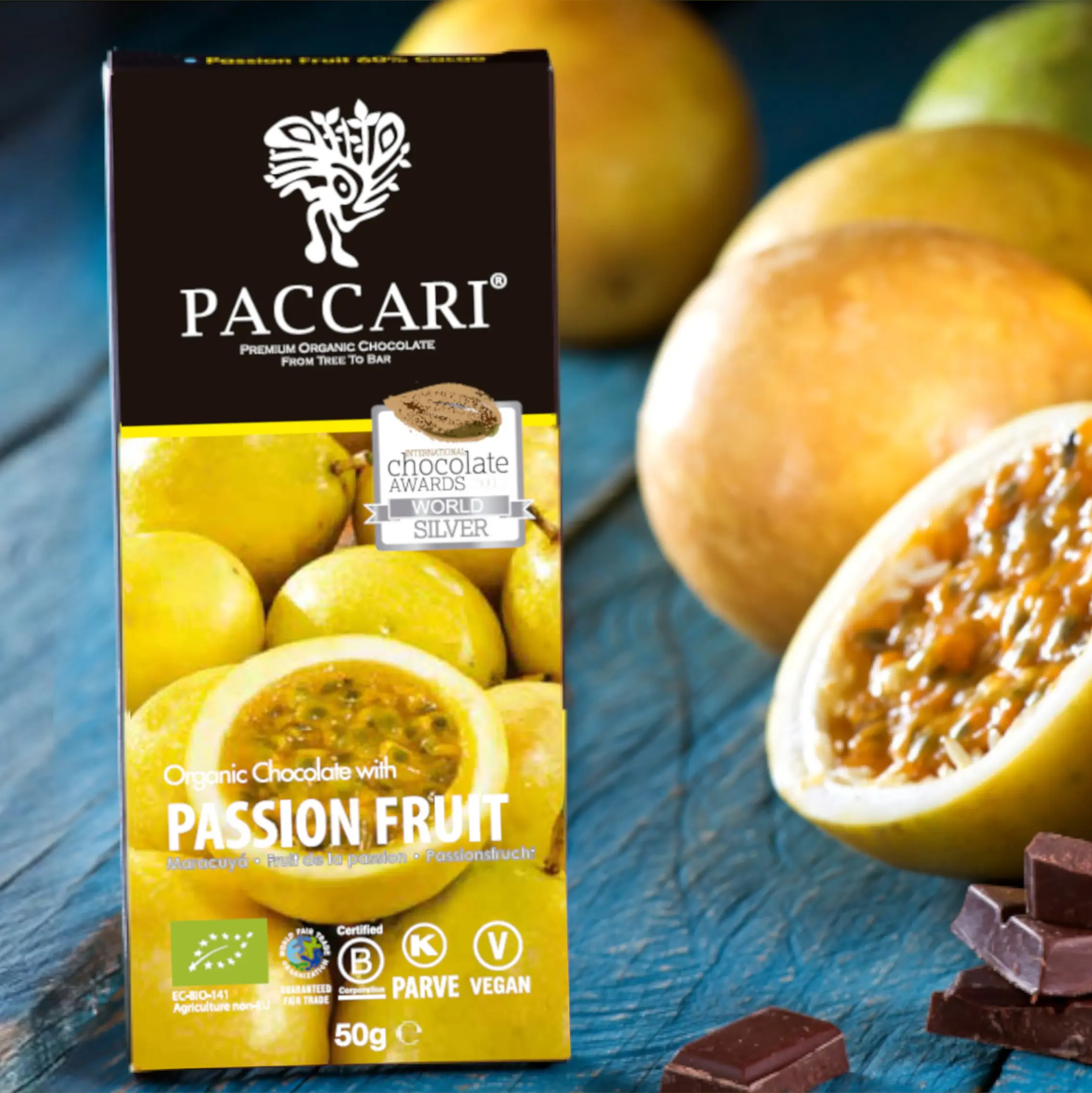 Aus Pacari Chocolate wurde Paccari Schokolade aus Ecuador