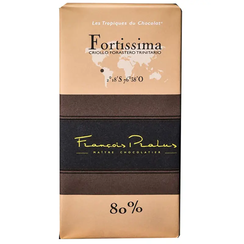 Fortissima 80% Schokolade von Francois Pralus
