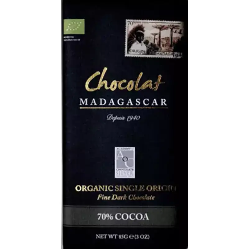 Bio Schokolade mit 70% Kakao von Chocolate Madagascar