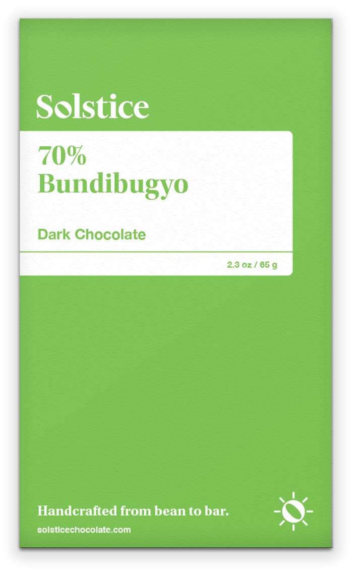 SOLSTICE Chocolate | Schokolade »Uganda Bundibugyo« 70% | 65g