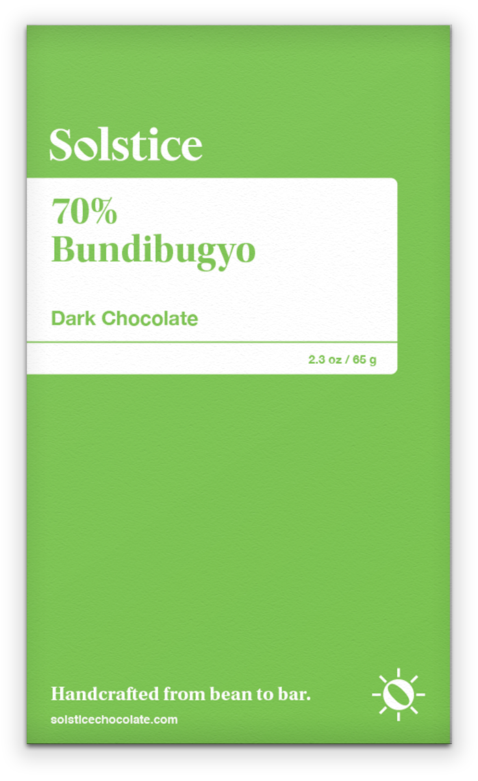 solstice-bundibugyo-schokolade8FkGEVahUfn8p SOLSTICE Chocolate | Schokolade »Uganda Bundibugyo« 70% | 65g