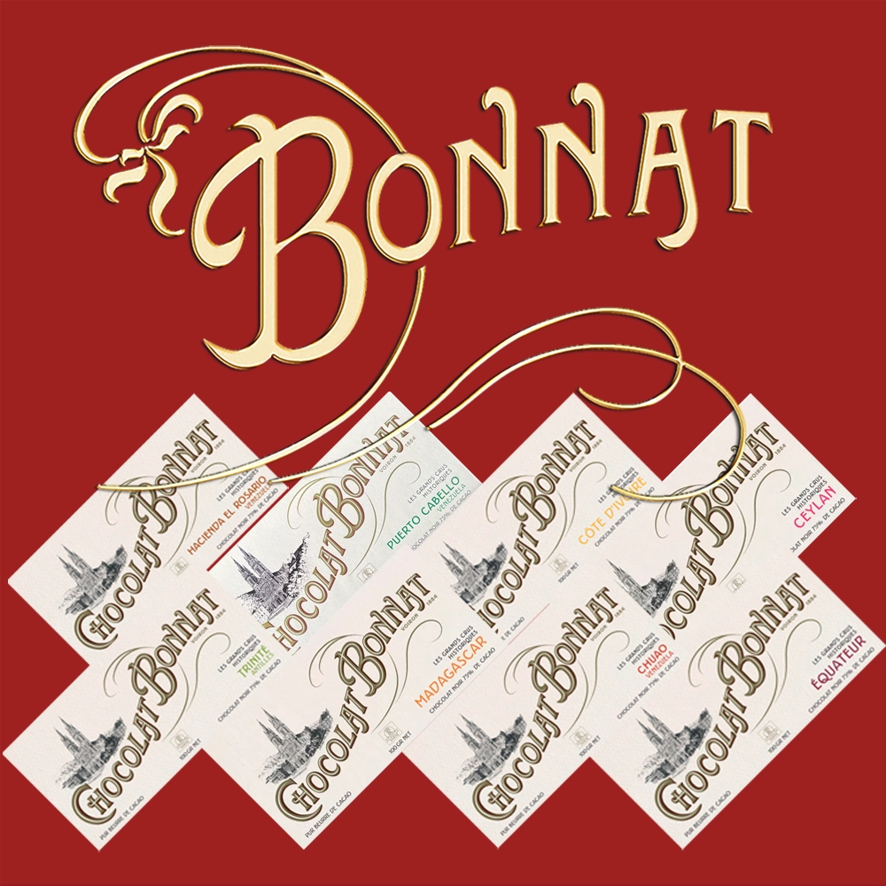 Bonnat Schokoladen Auswahl Crus Historiques