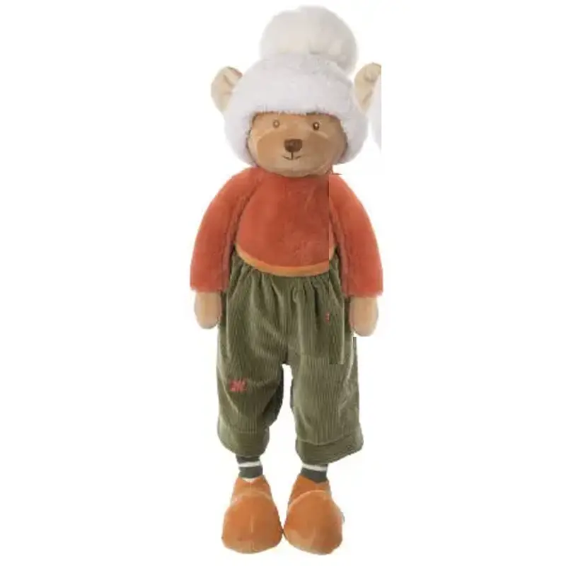 BUKOWSKI Design | Teddybär mit Mütze »The Great Colourful Mavi« orange XL 60 cm Mavi teddy von Bukowski