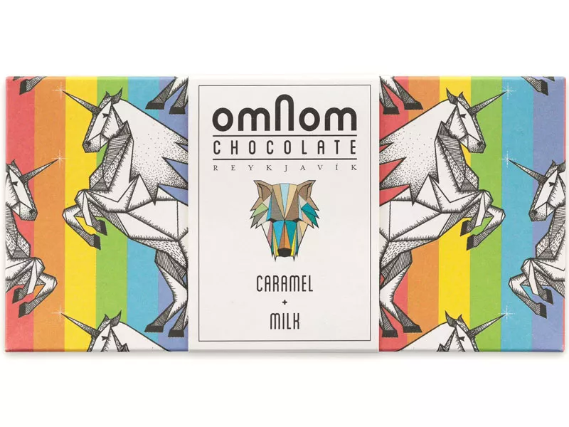 OMNOM Chocolate | Milchschokolade »Caramel & Milk« 32% Milchschokolade mit Karamell Milk Caramel von Omnom
