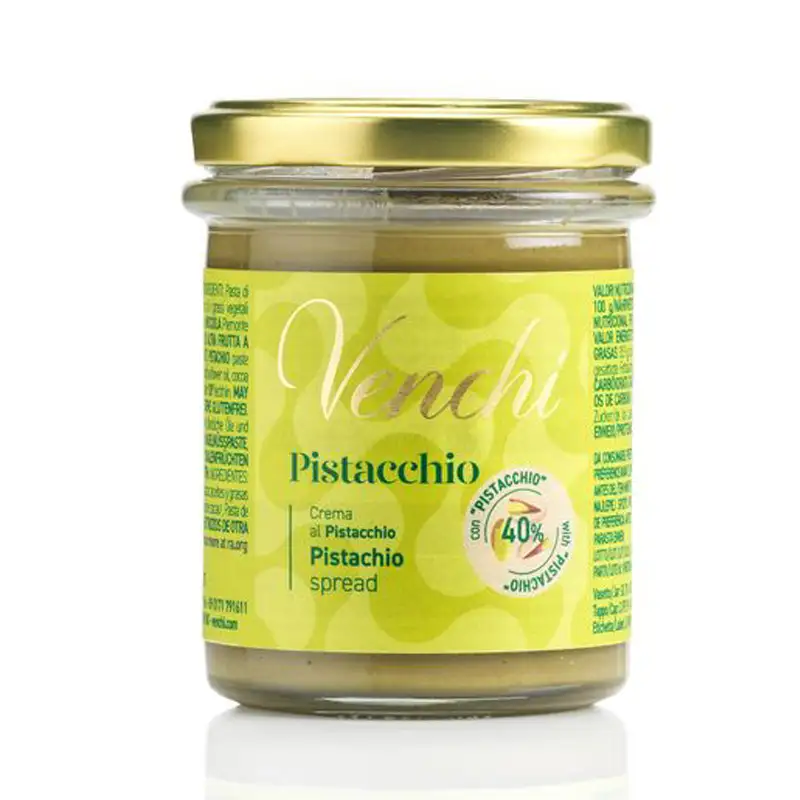 VENCHI | Pistaziencreme »Pistacchio« 40% | 200g Pistacchio Pistaziencreme Brotaufstrich von Venchi