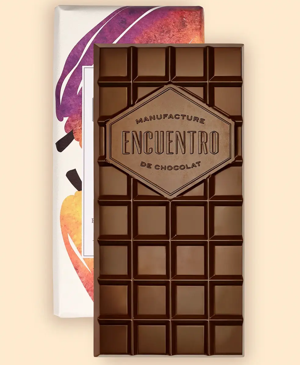 Dunkle Schokoladen tafel von encuentro