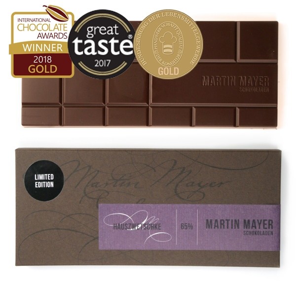 MARTIN MAYER | Gefüllte Schokolade »Hauszwetschke« 65%