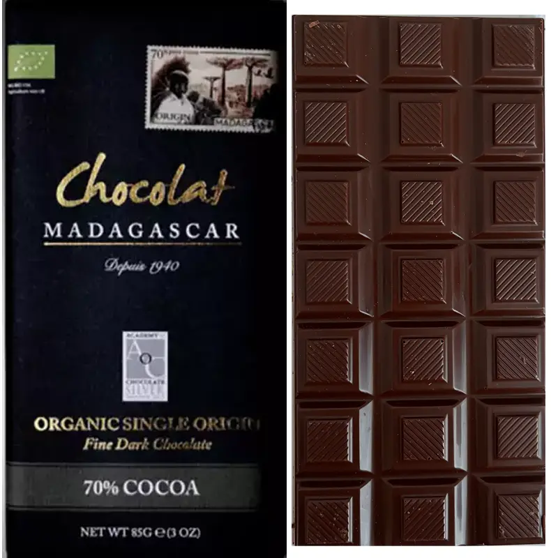 Chocolat MADAGASCAR | Schokolade »Madagascar« 70% | BIO | 85g 70% Schokolade von Chocolate Madagascar