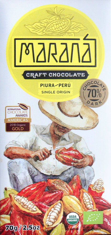 MARANÁ | Dunkle Schokolade »Cusco - Peru« 80% | 70g