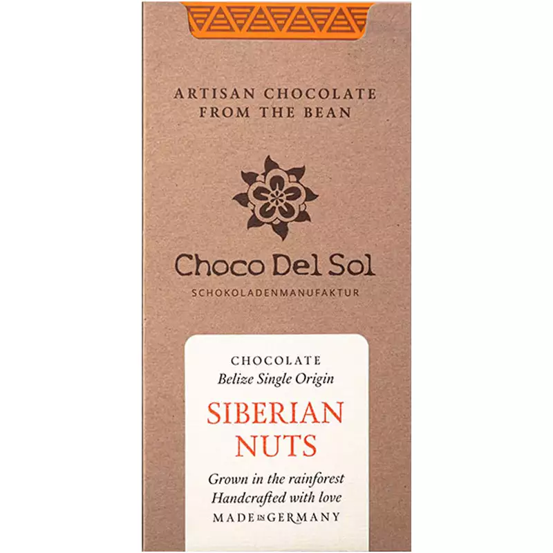 Dunkle Schokolade mit Siberian Nuts von Choco del Sol