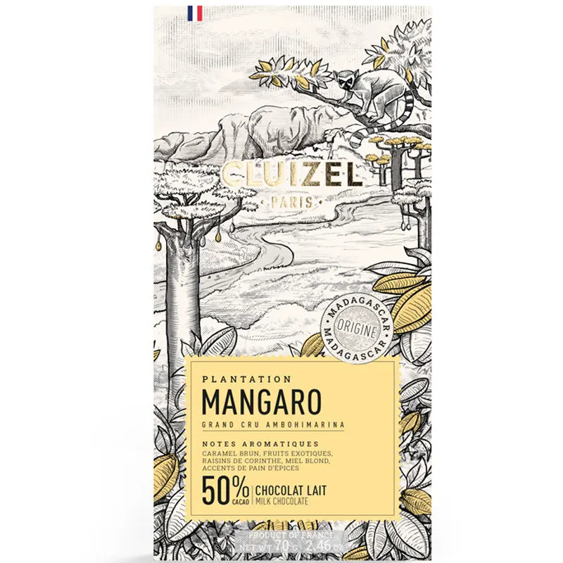 Mangaro feine Milchschokolade von Cluizel Frankreich
