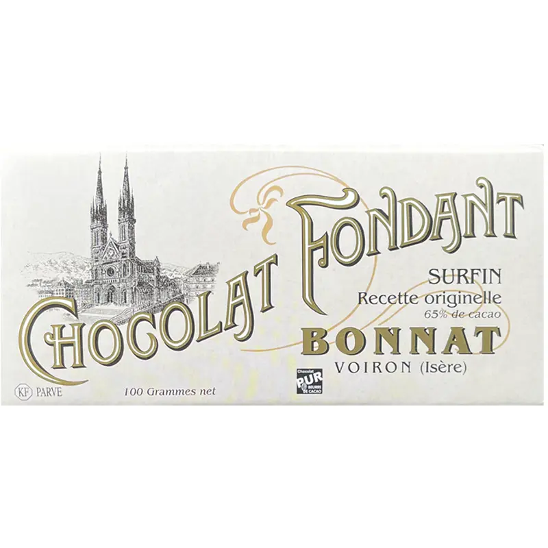 Französische Bonnat Schokolade Fondant Surfin 