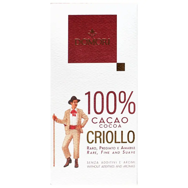 DOMORI Schokoladen | Blend »Criollo Fondente« Kakaomasse 100% | 50g