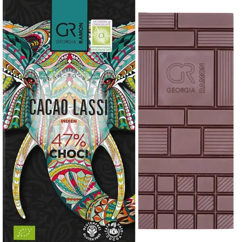 GEORGIA RAMON | Choci »Cacao-Lassi« 47% | BIO | 50g Cacao Lassi Schokolade von Georgia Ramon