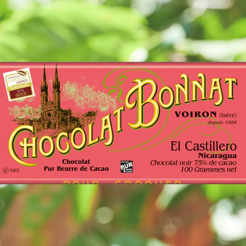 Bonnat Schokolade mit 75% Kakaogehalt
