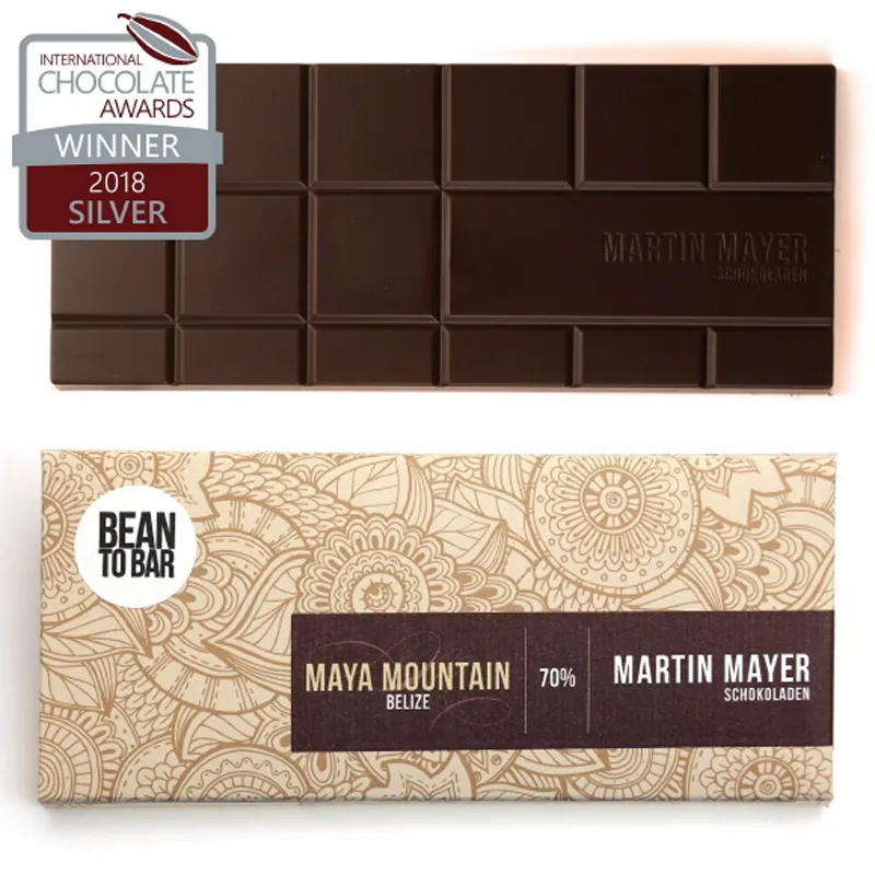 MARTIN MAYER | Dunkle Schokolade »Maya Mountain Belize« 70% | 70g Schokolade Maya Mountain von Martin Mayer Österreich