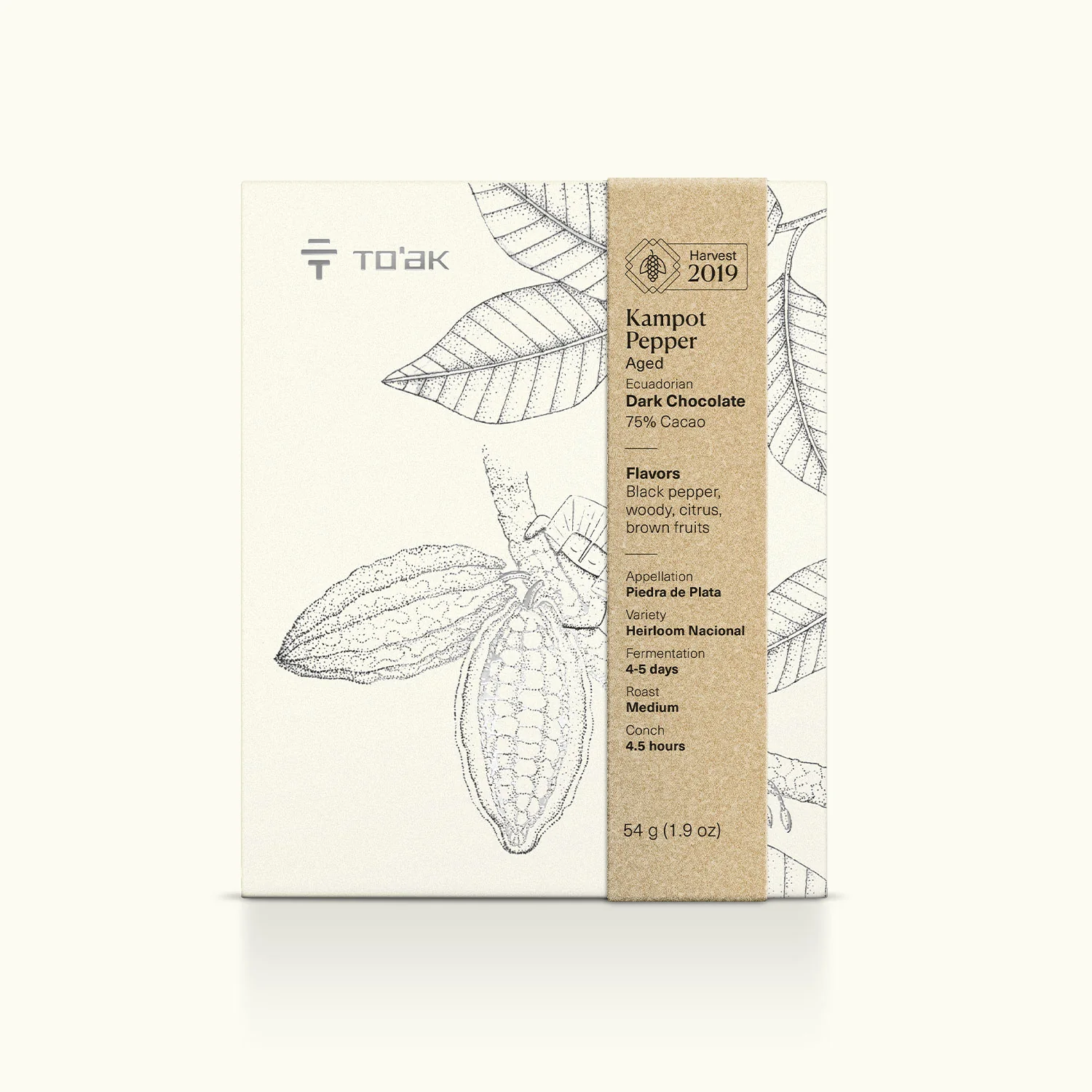Dunkle Schokolade Kampot Pepper von TOAK