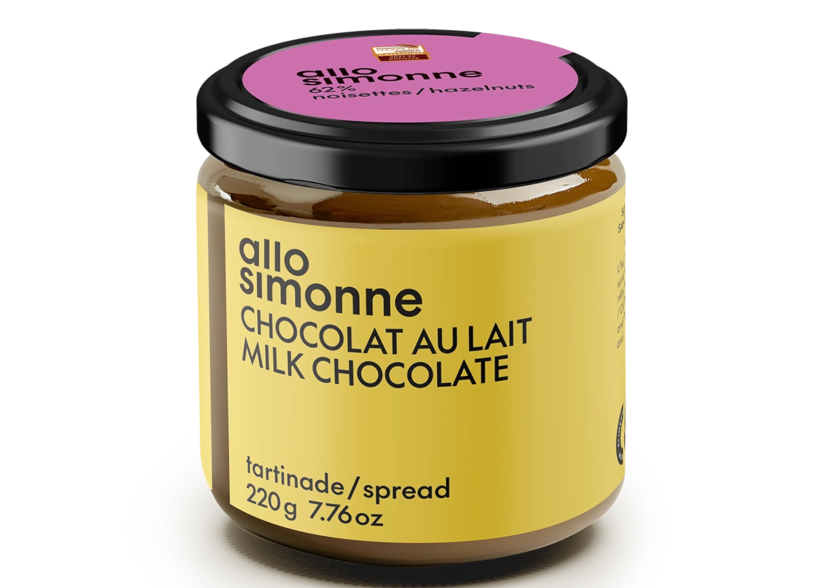 ALLO SIMONNE Noisettes Haselnuss-Nougatcreme 220 g – Goldmedaille International Chocolate Awards