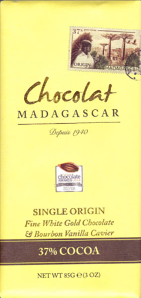 Chocolat MADAGASCAR | Weiße »Schokolade  & Bourbon Vanille« 37%
