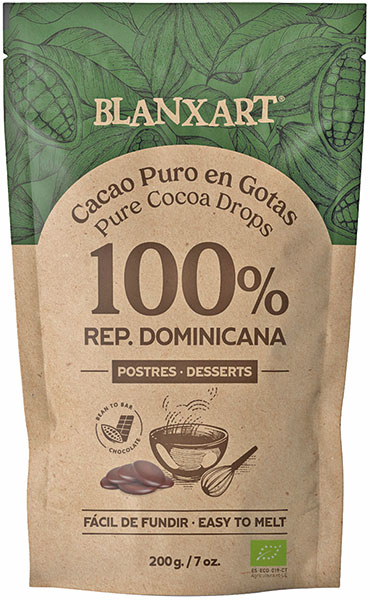 Schokoladendrops Blanxart Rep. Dominicana 100% Kakaogehalt
