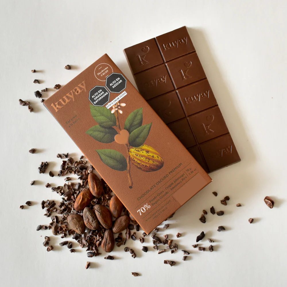 KUYAY Ferme Quya 70% – Dunkle Schokolade aus Peru Amazonas, Single-Origin