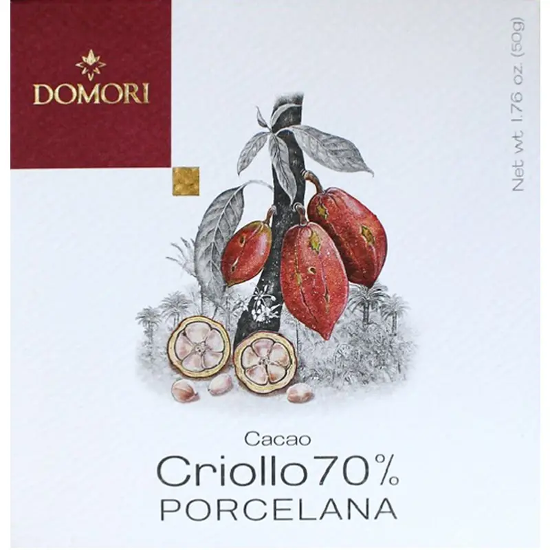 DOMORI | Dunkle Schokolade »Criollo PORCELANA« 70% Beste Schokolade Criollo Porcelana von Domori Italien
