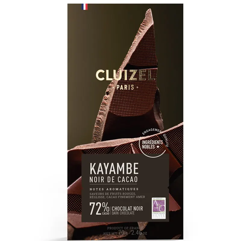 MICHEL CLUIZEL | Dunkle Schokolade »Kayambe Noir« 72% Kayambe Französische Schokolade Noir  von Michel Cluizel
