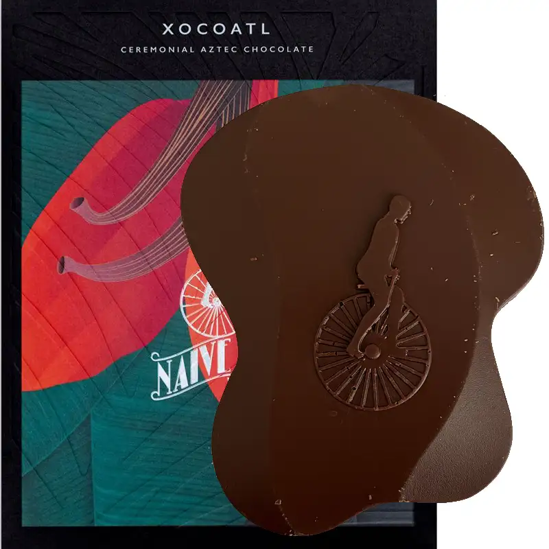 CHOCOLATE NAIVE | Dunkle Schokolade & aztekische Gewürze »Xocoatl« 65% | 50g Schokoladenzeremonie Xocoatl von Naive Litauen