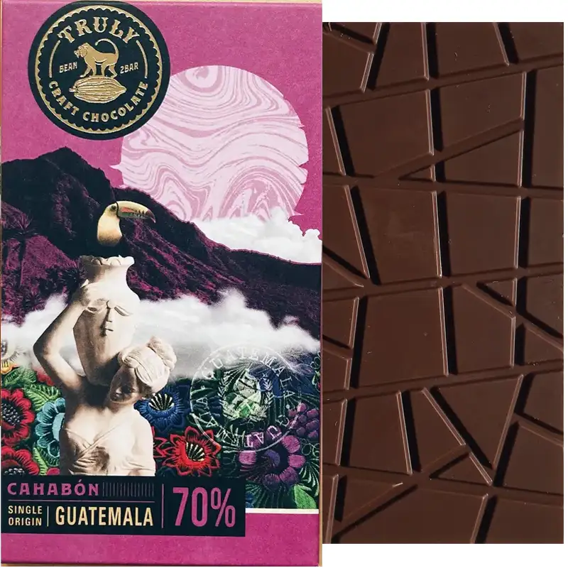 TRULY | Dunkle Schokolade »Cahabón - Guatemala« 70% | 60g Cahabon Guatemala Schokolade von truly München