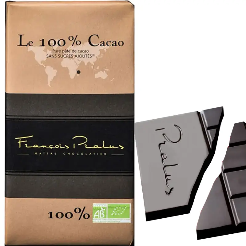 PRALUS Schokoladen | Madagascar »Le 100% Cacao« Kakaomasse 100% | BIO | 100g 100% Kakaomasse von Pralus Schokoladen