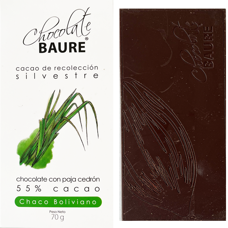 Schokolade mit Zitronengras von Baure Chocolate