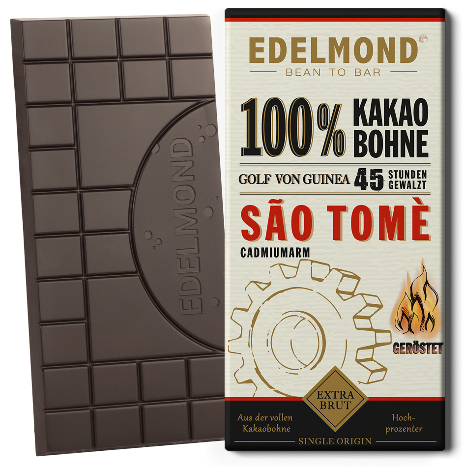 EDELMOND | Kakaomasse »Kakaobohne São Tomé« 100% | 72g