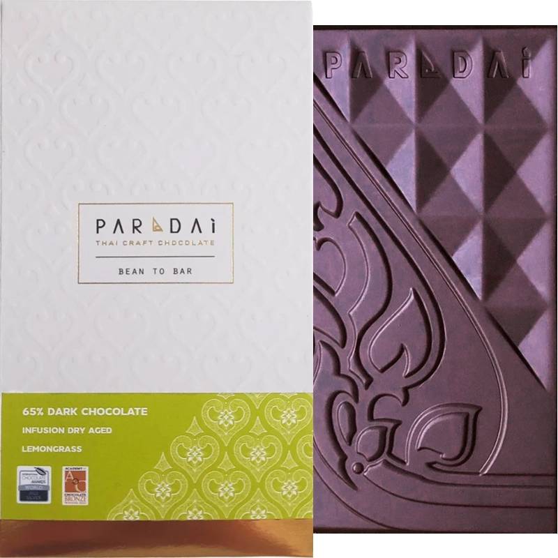 PARADAi Zitronengras Aroma 65 % – Single-Origin Schokolade aus Trang, Thailand