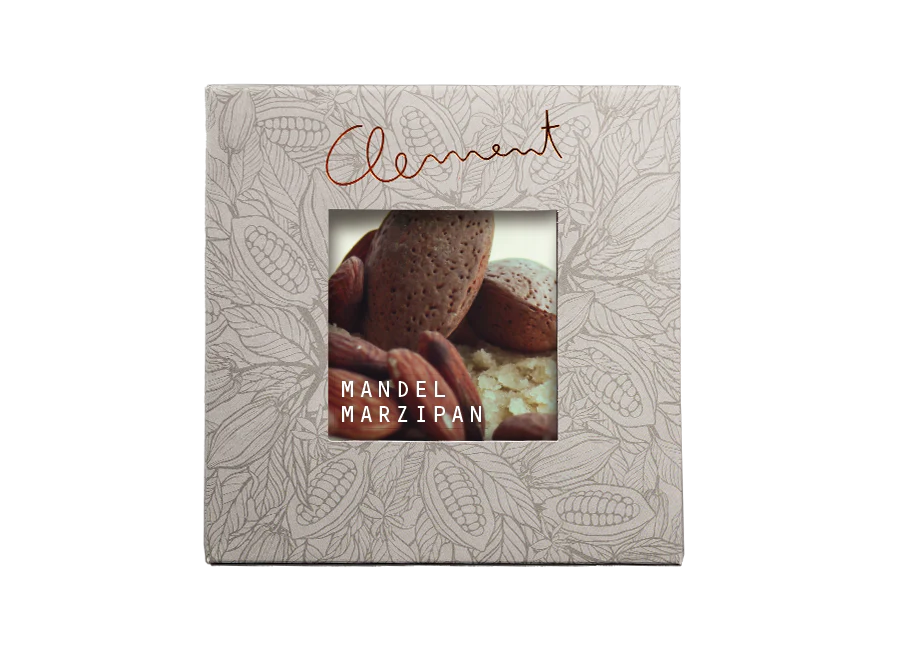 CLEMENT | Zartbitterschokolade mit »Mandel-Marzipan« 60% | 55g CLEMENT | Zartbitterschokolade mit »Mandel-Marzipan« 60% | 55g