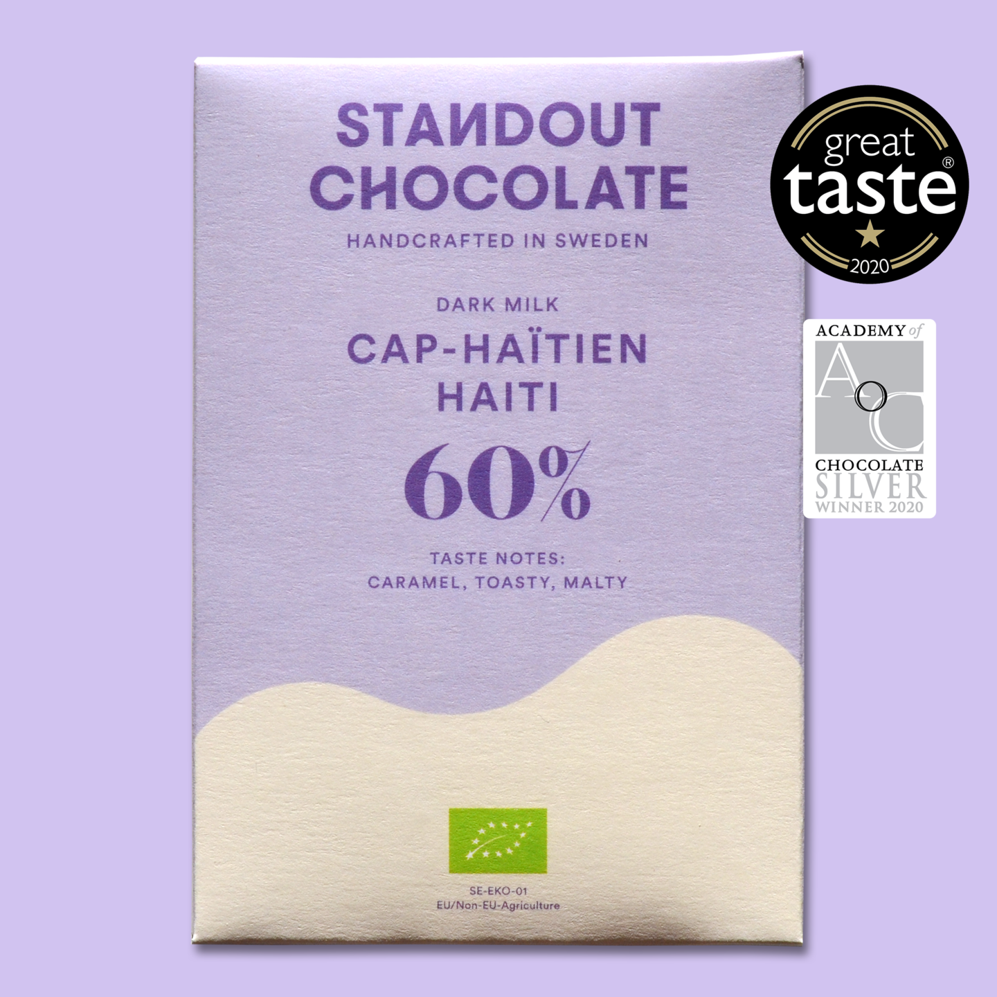 STANDOUT CHOCOLATE | Milchschokolade Dark Milk »Cap-Haïtien Haiti« 60% | 50g MHD 25.03.2023