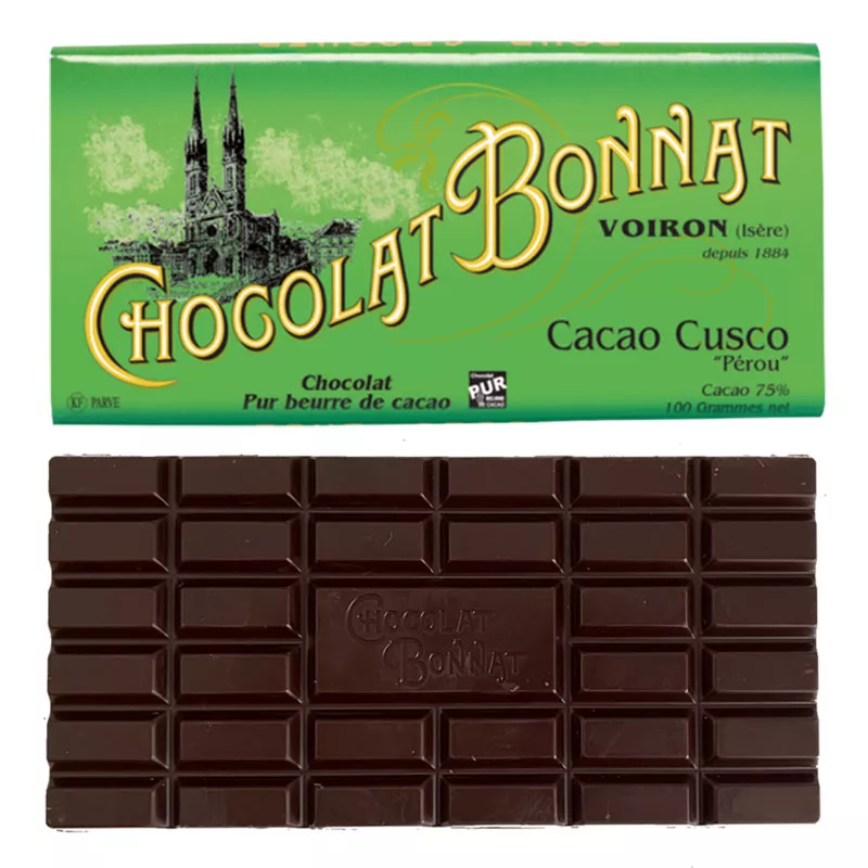 BONNAT Dunkle Schokolade | Chocolat »Cusco« 75% | 100g