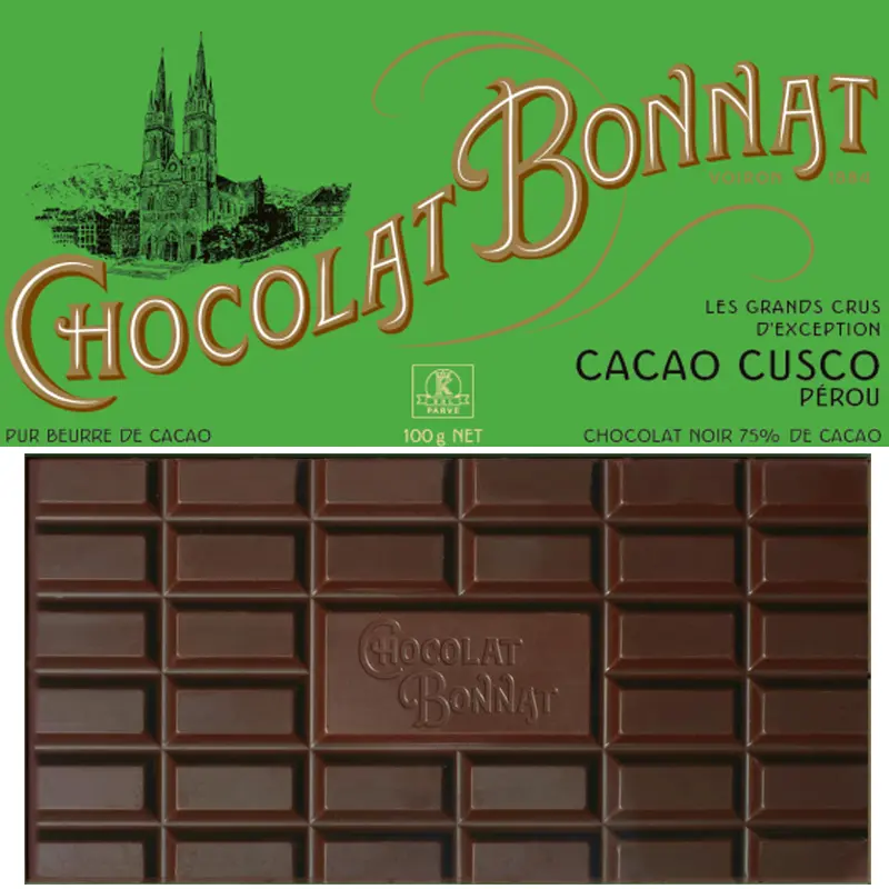 BONNAT Dunkle Schokolade | Chocolat »Cusco« 75% | 100g BONNAT Dunkle Schokolade | Chocolat »Cusco« 75% | 100g