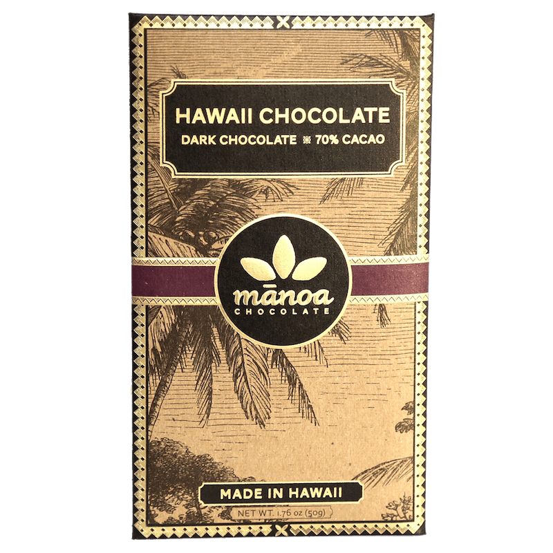 MANOA | Dunkle Schokolade »Hawaii« Island 70% | 50g