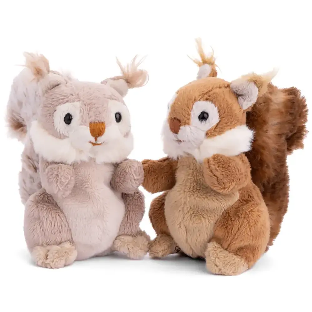 BUKOWSKI Design | Schlüsselanhänger Eichhörnchen »Brunis & Wiggles« (2 Stück) zwei süße Eichhörnchen hell und dunkelbraun von Bukowski Schweden