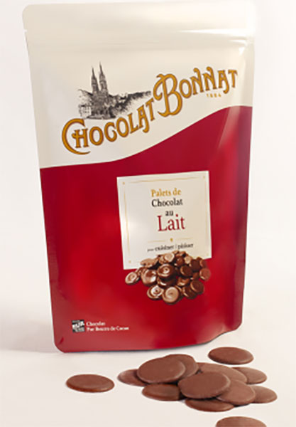 BONNAT | Milchschokoladendrops »Chocolat pour Pâtisser« 