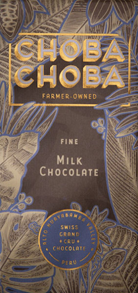CHOBA CHOBA | Milchschokolade »Peru Alto Huayabama Tal«  41% | 91g