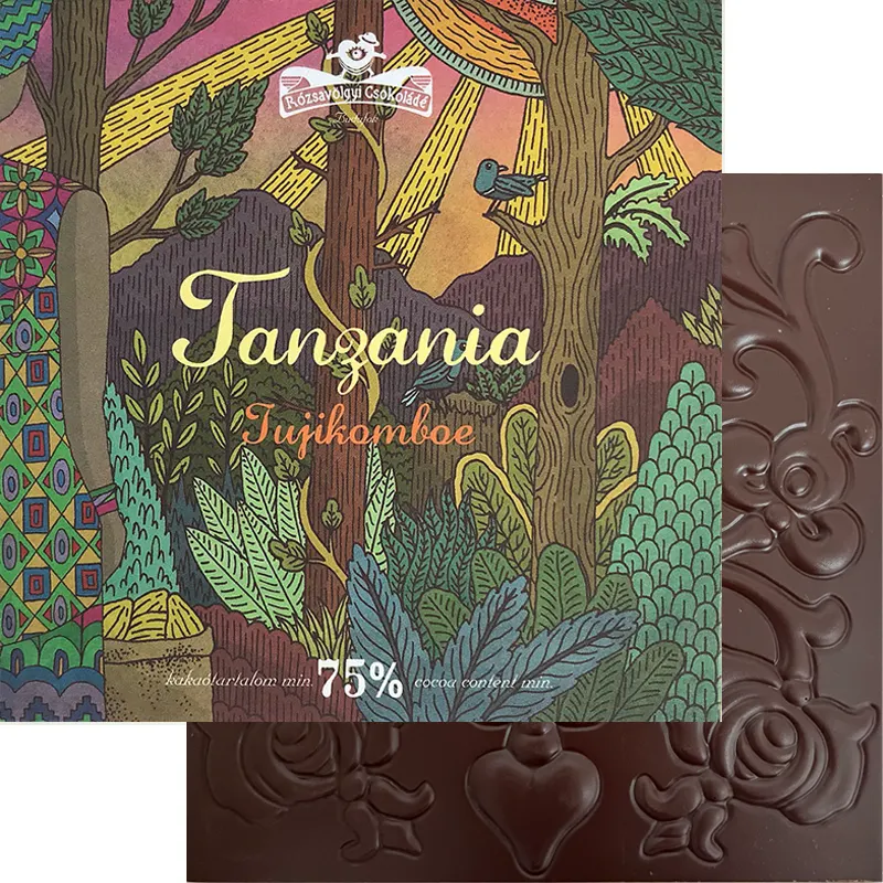 RÓZSAVÖLGYI Dunkle Schokolade »Tujikomboe« Tanzania 75% | 70g Tanzania Schokolade von Rózsavölgyi Schokolade