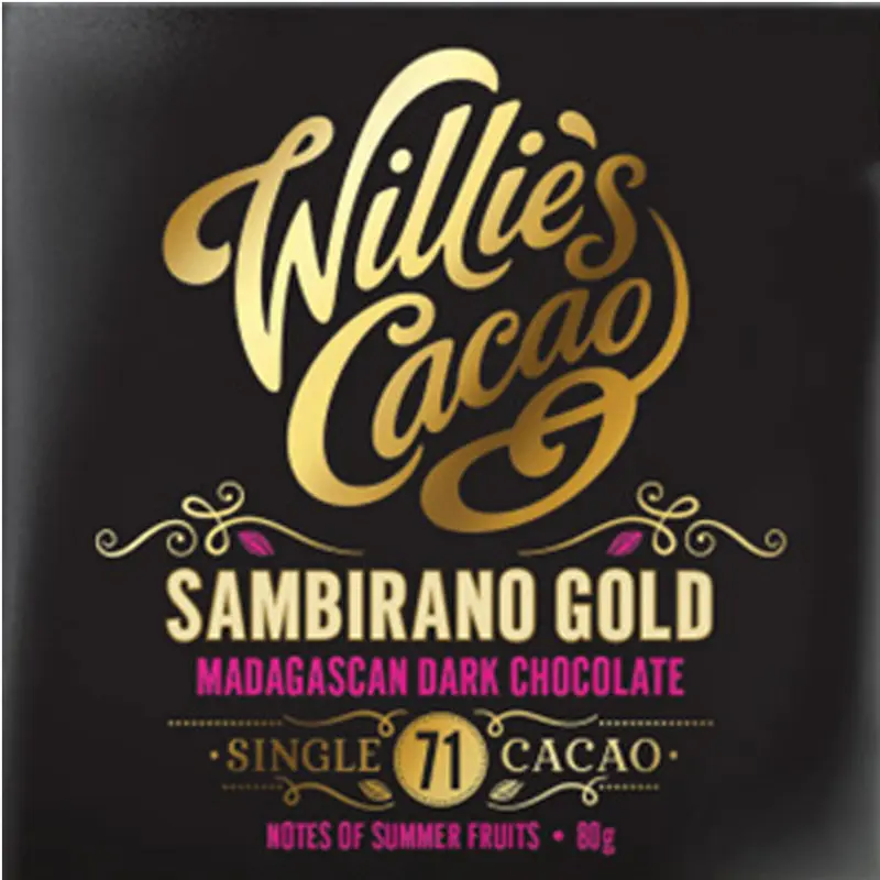 Sanbirano Gold Madagascar Pure Schokolade von Willies Cacao