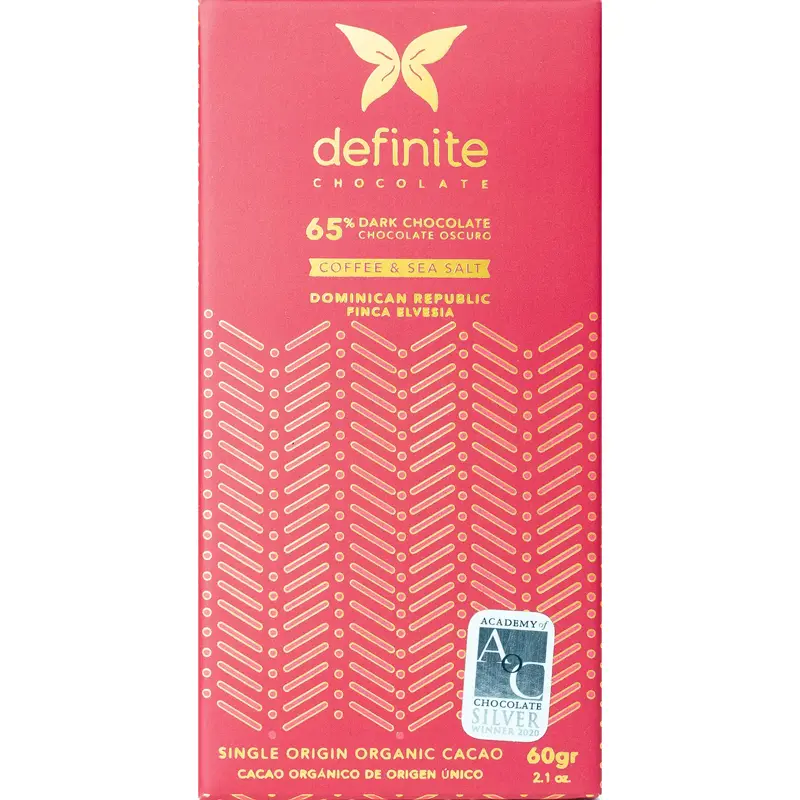 DEFINITE | Dunkle Schokolade »Coffee & Sea Salt« 65% Dunkle Schokolade mit Kaffee und Salz von Definite