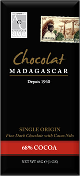 Chocolat MADAGASCAR | Dunkle Schokolade & Nibs »Madagascar« 68% 